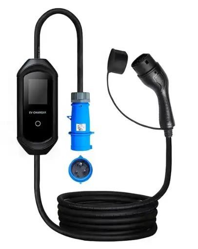 IP55タイプ2 ポータブルEV充電器 3.5KW 7KW家庭用軽量 簡単にインストール