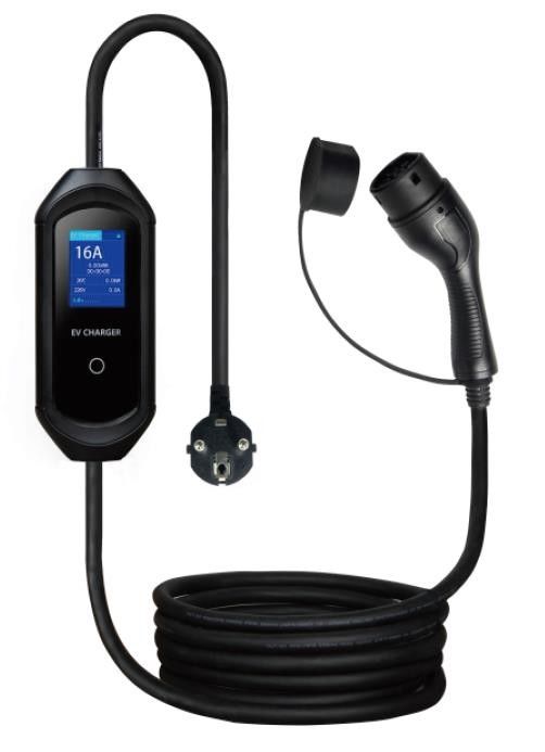 IP55タイプ2 ポータブルEV充電器 3.5KW 7KW家庭用軽量 簡単にインストール