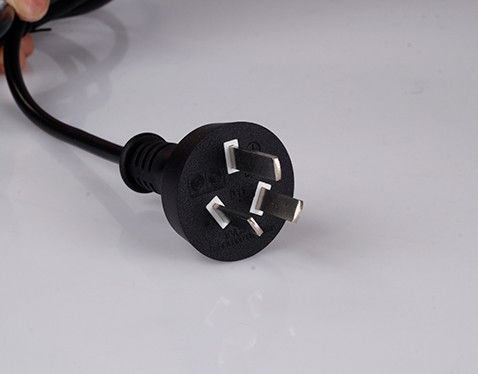 OEM オーストラリア AC 電源コード ポリ塩化ビニールは 0.75mm SAA 延長ケーブルを絶縁しました