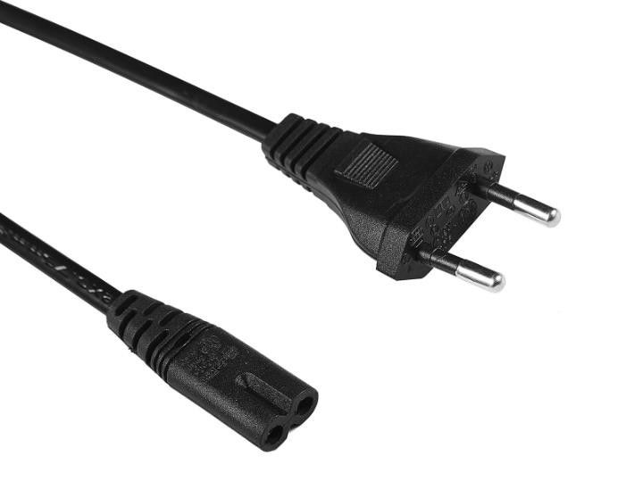 ブラックアメリカ電源コード 1.5 メートル 3 ピンコンピュータラップトップ電源コードケーブル