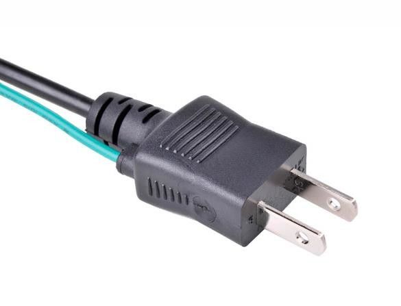 6 フィート国際電源コード 125V 2 ピン日本電源コード