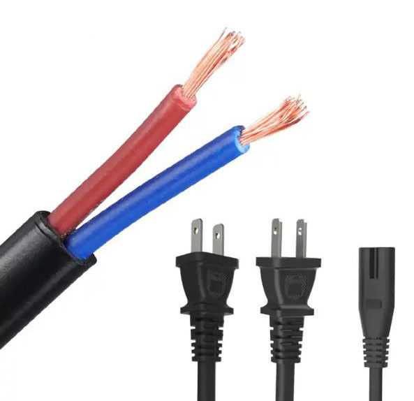 PVC NEMA 日本電源コード タイプ C13 18awg 延長電源ケーブル