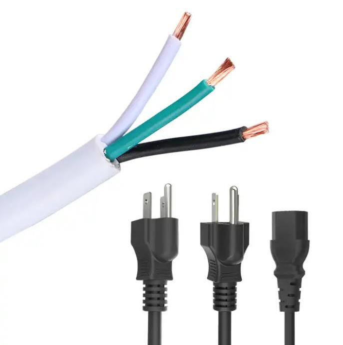 300V日本の交流電力は3プラグ3の中心延長送電線18 Awgを束ねる