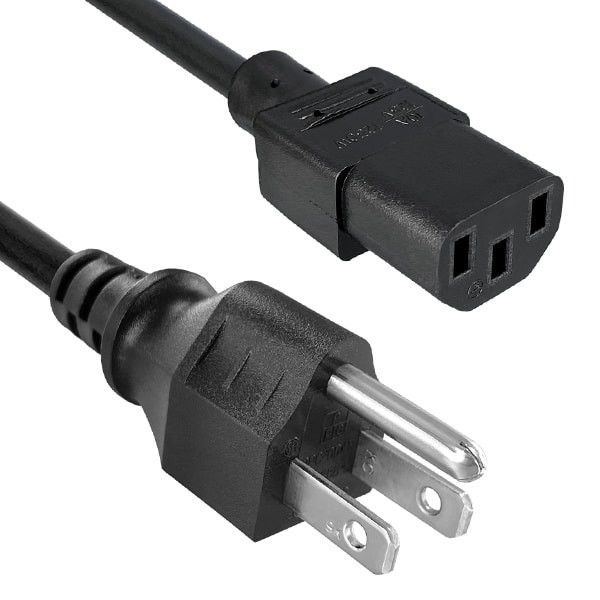 IEC米国の電源コードは250V 3 Pinコンピュータ交流電力ケーブルを防水する