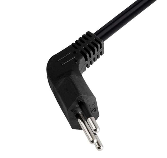 C13 ブラジル AC 電源コード直角 90 度電源プラグ ケーブル