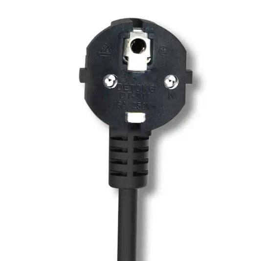 プラグ欧州 AC 電源コード 250V 軽量ストレート IEC C13 電源コード