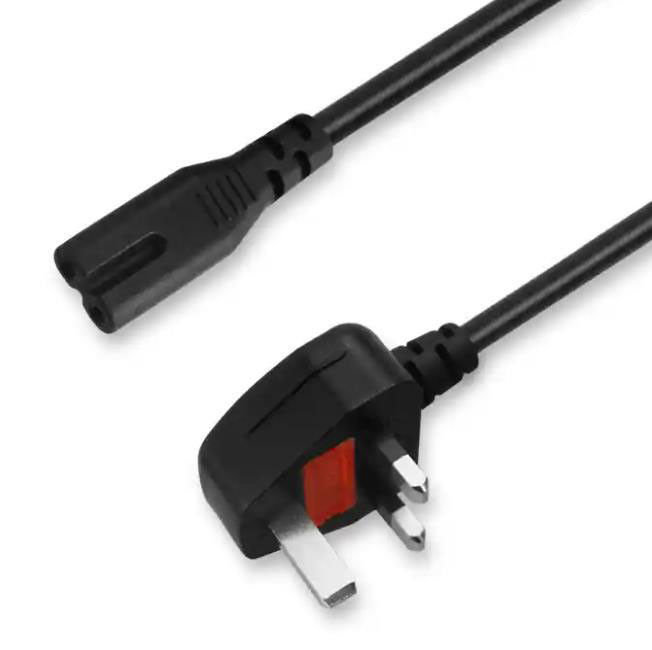 IEC UK AC 電源コード 1.5M 3 プロングプラグ主電源リードケーブル 5Ft