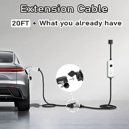 新しい工場 強力な拡張コード EV充電器 Ip55 J1772 拡張ケーブル