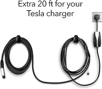 240V EVの充電器の延長コードケーブル ポリ塩化ビニールは長く余分20フィートを加える