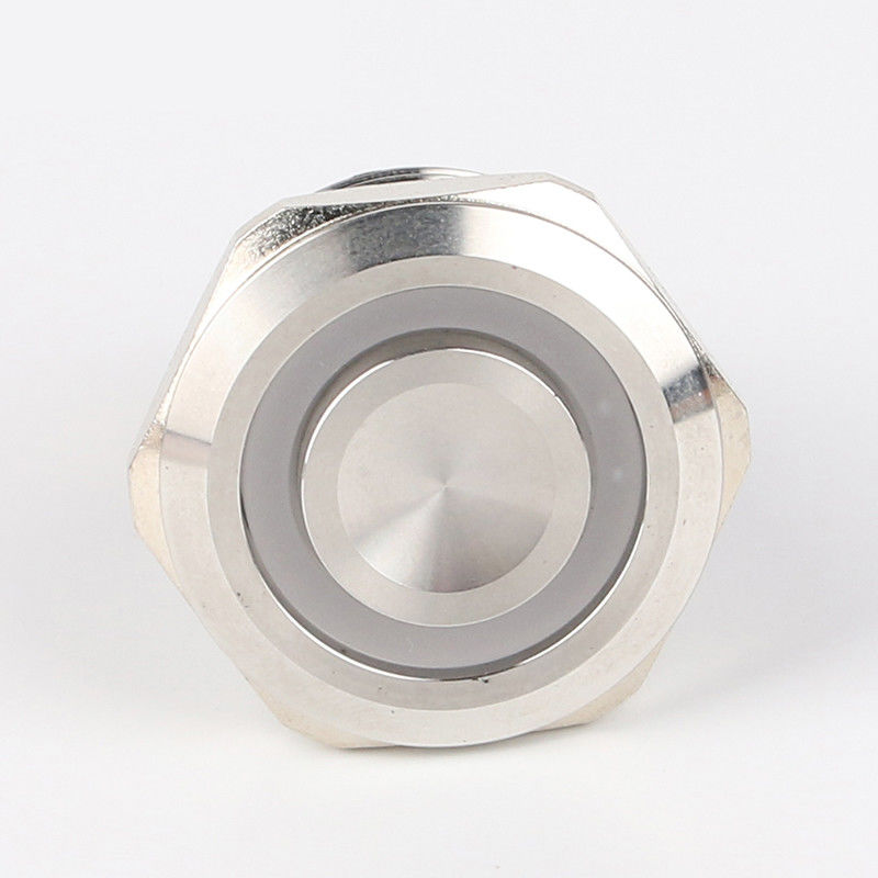 28mm 照光金属押しボタン スイッチ円形 500V リング タイプ LED