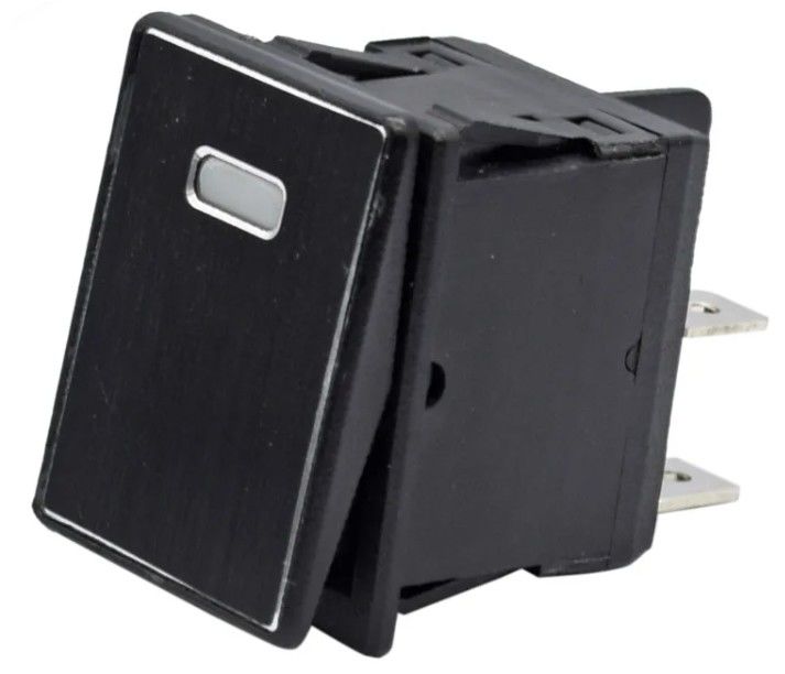 DC 12V 20A プッシュ ボタン LED メタル パネル アルミ 4PIN ON OFF ロッカー スイッチ カー ボート RV
