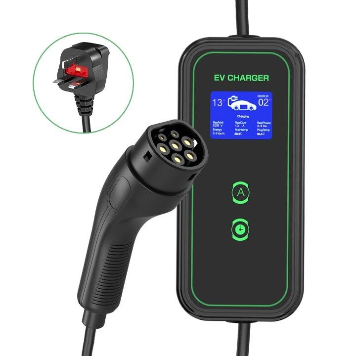 3.5KW 7KW 11KW ヨーロッパ標準プラグタイプ2 携帯AC充電ケーブル ホーム ポータブルEV充電器 7KW Tpeジャケット