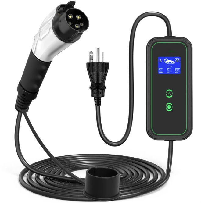 タイプ1 SAE J1772 16A 32A 40A UL&CE&FCC&ROHS認証を持つポータブルEV充電器