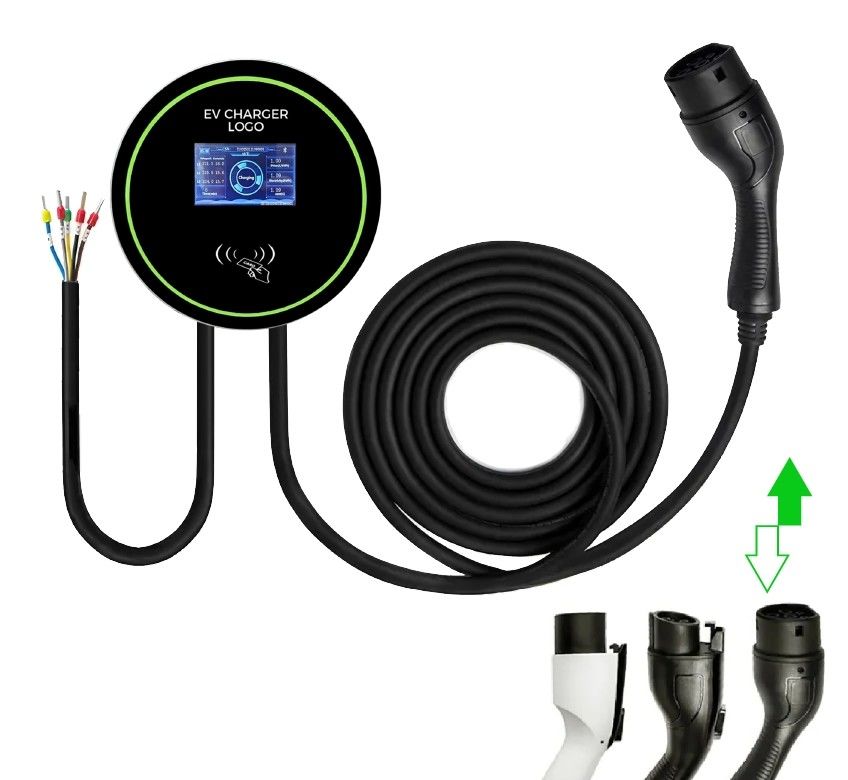 7kw 11kw 22kw AC EV 充電器 2型 ウォールボックス 電気自動車 自動車 充電ステーション