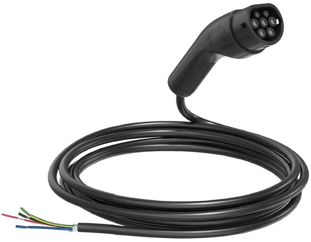 タイプ 2 電気自動車の充電器コード延長ケーブル 16A/32A 単相