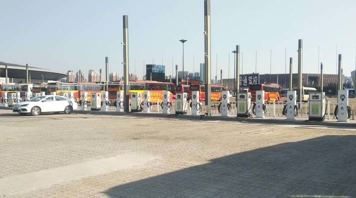 車GB/T水平に3 EVの広告表示との急速な充電器の場所CCS 60KW