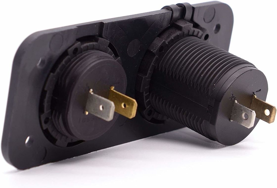 DC 12V 24V LEDデジタルヴォルトメーター 双 USB アウトレイク電源ソケット パネル 3.1A 充電器