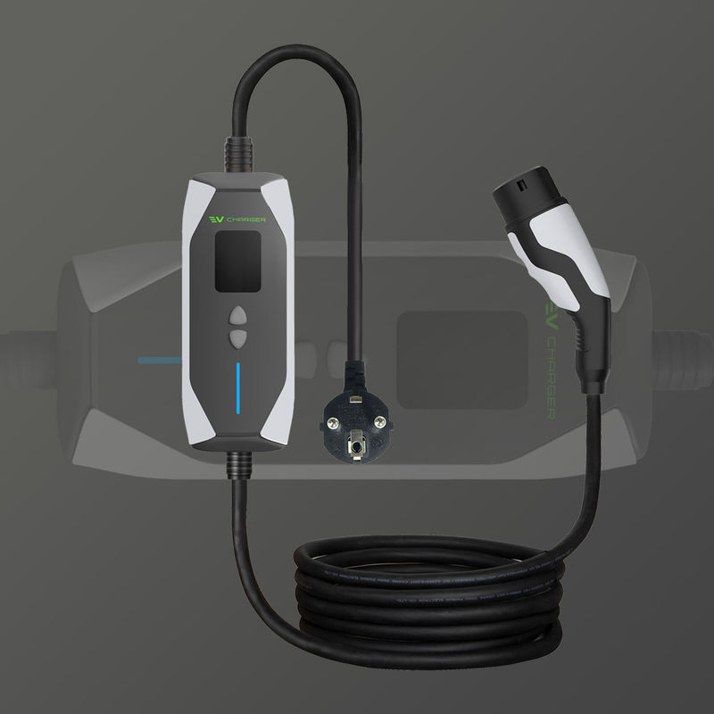 16A 3.5KW 32A 7KW ポータブルEV 240V TYPE 2 家用ポータブルレベル2EV 電気自動車の充電器