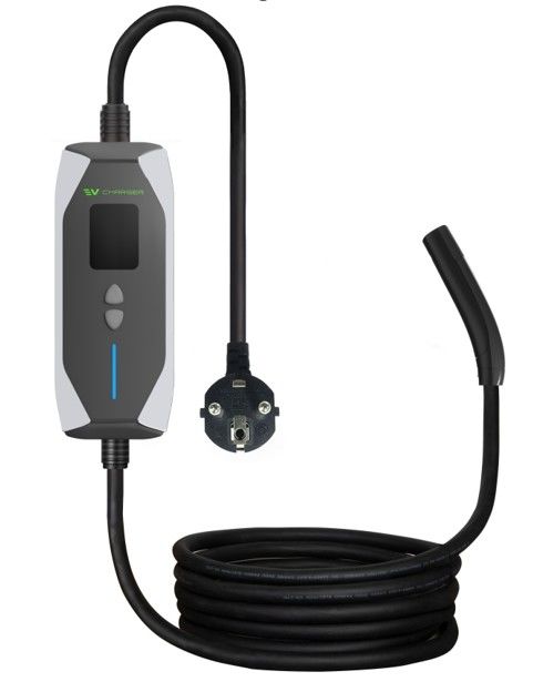 携帯テスラ NACS LCD ディスプレイ 16A 32A 電動車 急速充電ステーション ポータブルEV充電器