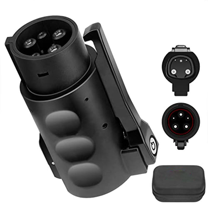 80A 240v AC テスラ 充電器 コンネクタ Ev アダプター 充電器 テスラ への J1772 アダプター