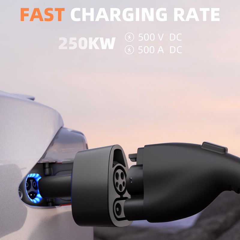 DC 急速充電 J1772 CCS1 テスラ EV 充電アダプター