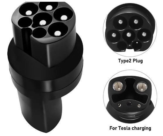 EV充電器コネクタタイプ2 テスラ用電動車用電動車充電器アダプター