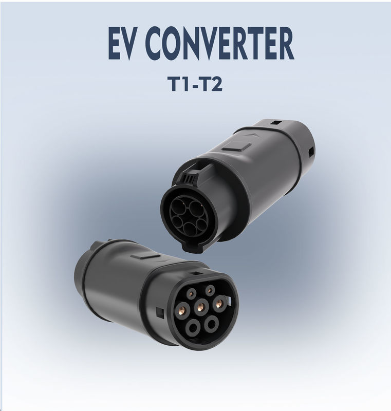 EVアダプター EV充電器 SAE J1772 Type 1 to IEC 62196 Type 2 TYPE 1 充電コネクタと互換性