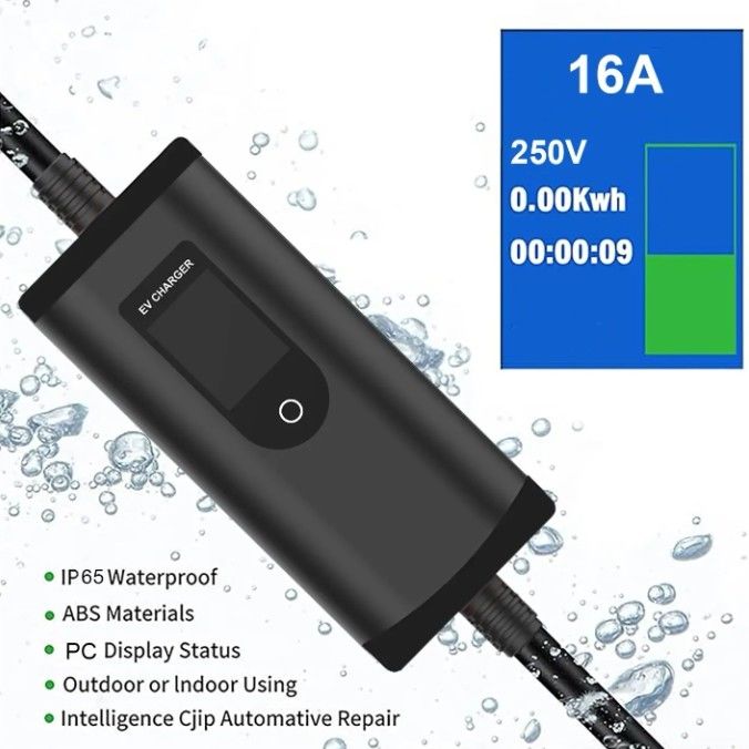 工場 8a-32a 調節可能なSAE J1772 TYPE1 急速な電気自動車充電器 ポータブルEV充電器