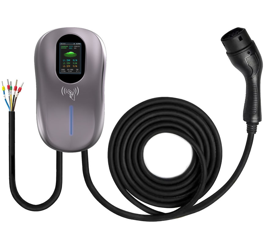 自動車充電器 11kw OEM Ev Outdoor IEC 62196 TYPE2 ウォールボックス 屋外